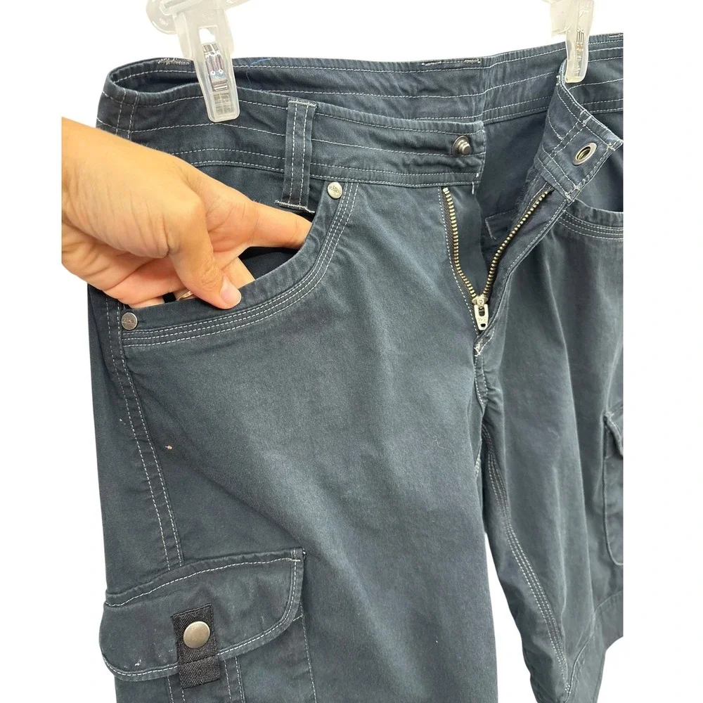 Kuhl Splash 11 Cargo Shorts Navy Hiking Outdoor Quick Dry Stretch Performance 6